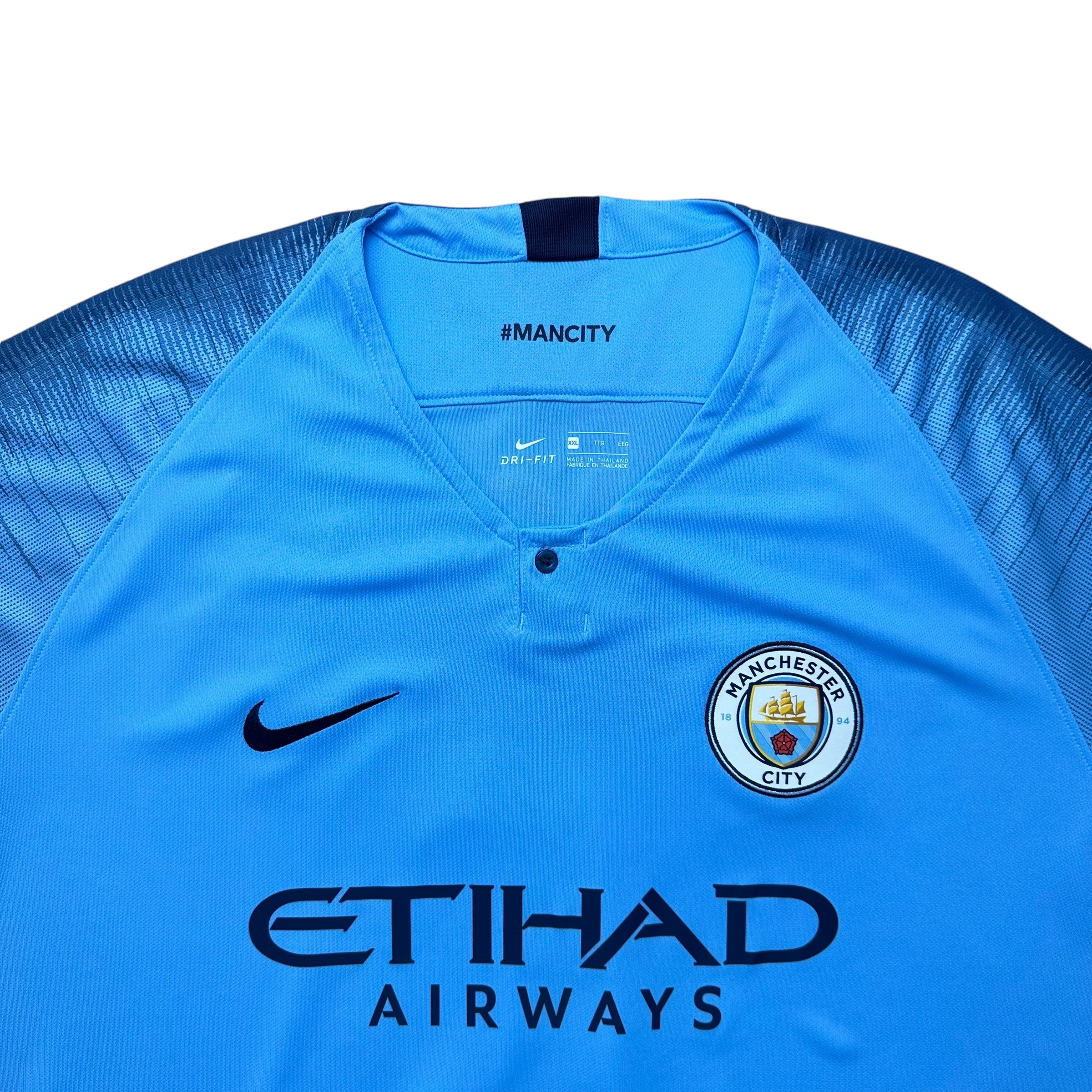 Manchester City 2018-19 Home Shirt (XXL) Aguero #10